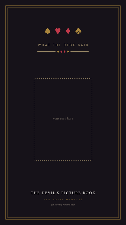 The Devil’s Picture Book — How to Read an Ordinary Deck of Cards