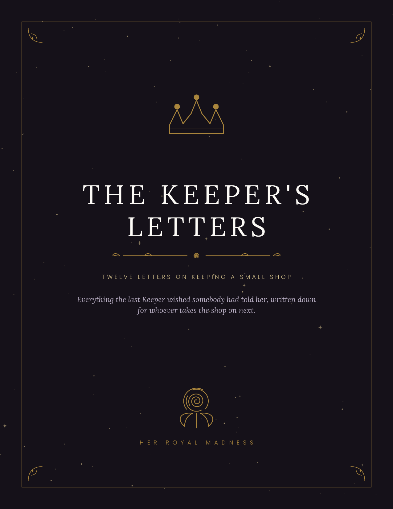The Keeper's Letters — Twelve Letters on Keeping a Small Shop | Printable Guide