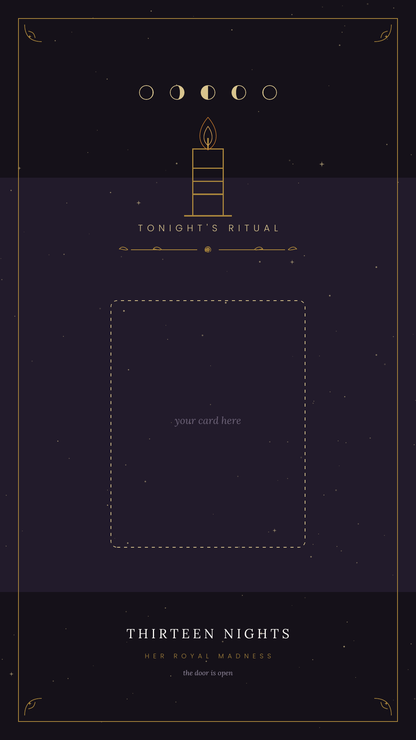 Thirteen Nights — The Companion App / Bundles with the Printable Card deck