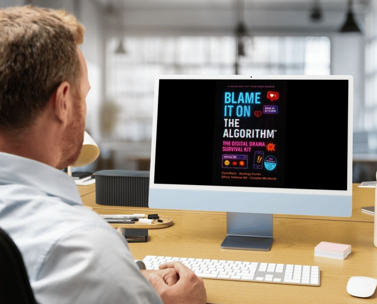 Schieb's auf den Algorithmus – Anleitung für virale Beziehungsstörungen | Digitaler Download für Paare, Therapie-Humor, Überleben in den sozialen Medien
