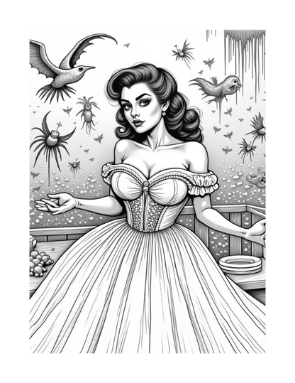 Cursed Housewife Club: Pretty in Peril Malbuch