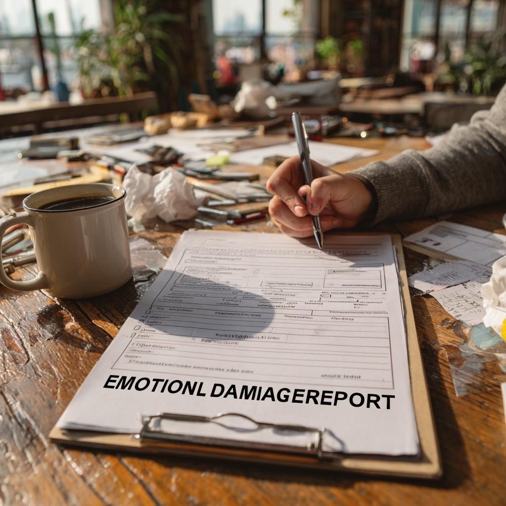 Lustige Formulare für emotionale Schadensberichte: Passiv-aggressives druckbares Paket (PDF-Download)