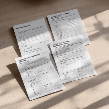 Lustige Formulare für emotionale Schadensberichte: Passiv-aggressives druckbares Paket (PDF-Download)