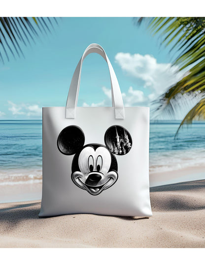 Disney inspiriertes Micky Maus Schloss SVG PNG | Maus Kopf Schneidedatei | Magisches Cricut Silhouette Design Download für T-Shirts, Taschen & Bastelarbeiten