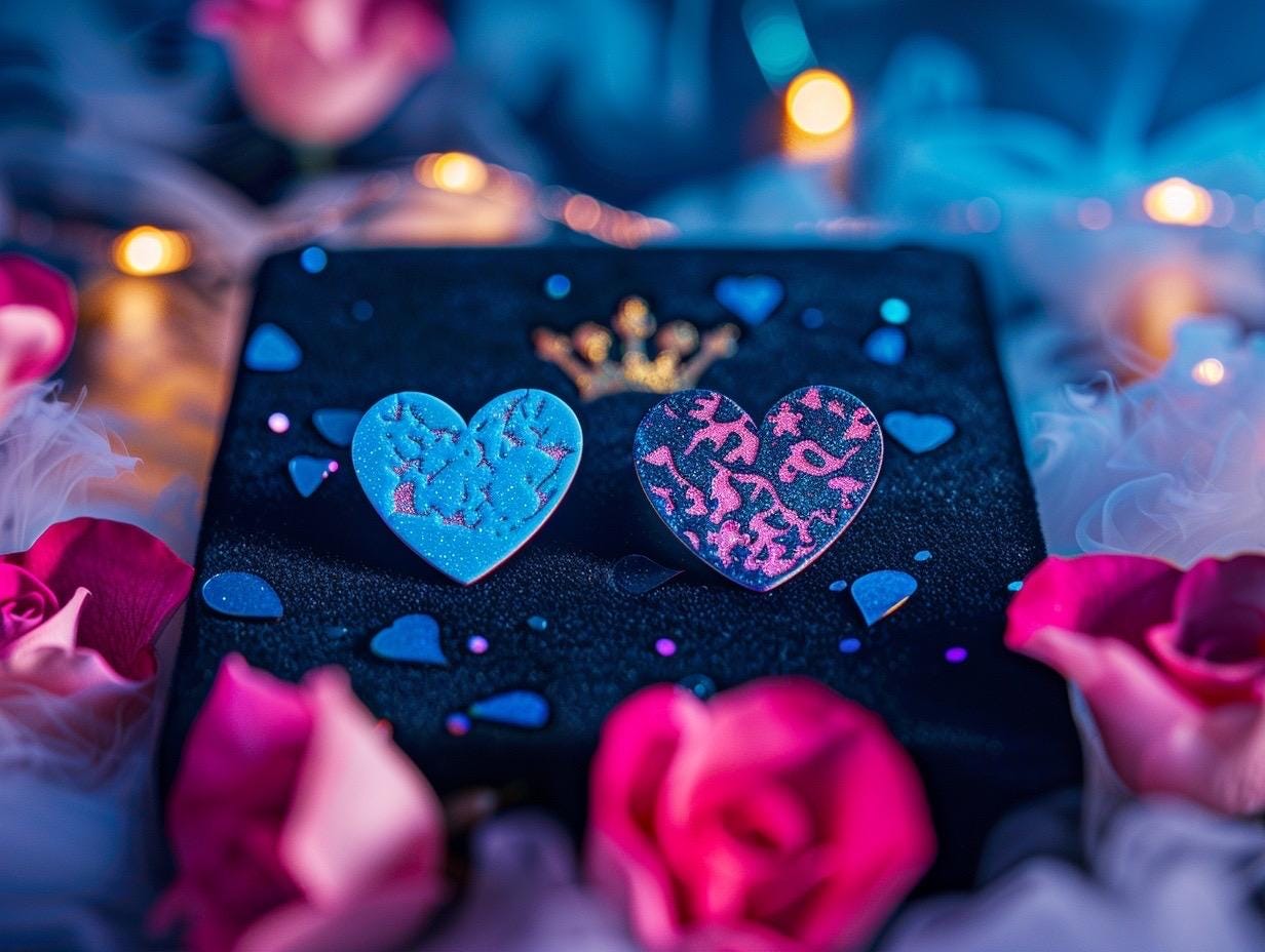 Mystery Earring Bag: Handmade Gothic Boho Surprise Jewelry Gift