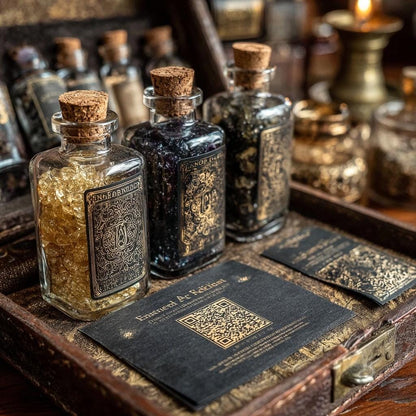 Verzauberte Alchemisten-Hexenbox Deluxe Ritual-Kit mit Tarotkarten