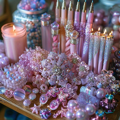 Once Upon a Sparkle Pack Märchen-Geschenkset mit Überraschungen, Charms, Schmuck, Stickern, Stiften, Kristallen, Kerzen und magischem Zubehör