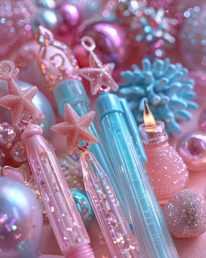 Once Upon a Sparkle Pack Märchen-Geschenkset mit Überraschungen, Charms, Schmuck, Stickern, Stiften, Kristallen, Kerzen und magischem Zubehör