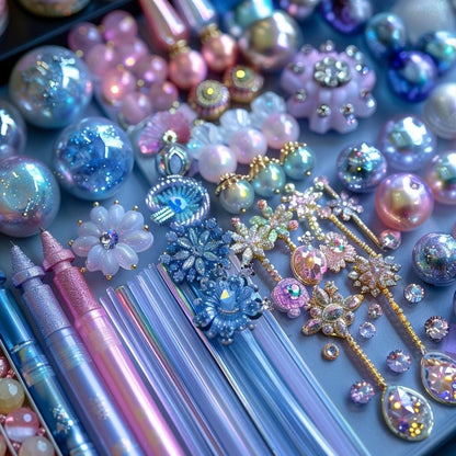 Once Upon a Sparkle Pack Märchen-Geschenkset mit Überraschungen, Charms, Schmuck, Stickern, Stiften, Kristallen, Kerzen und magischem Zubehör