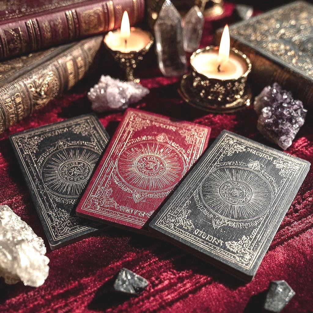 Verzauberte Alchemisten-Hexenbox Deluxe Ritual-Kit mit Tarotkarten