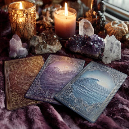 Verzauberte Alchemisten-Hexenbox Deluxe Ritual-Kit mit Tarotkarten