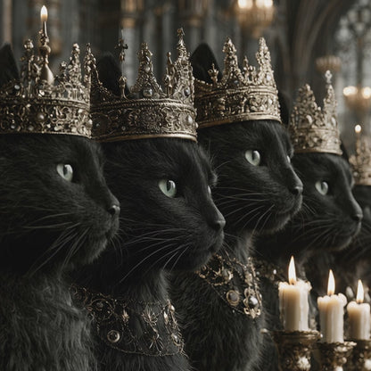 The Mad Queen’s Gallery Collection™ – Familiar  Collection (Set of 4 Gothic Fantasy Art Prints)