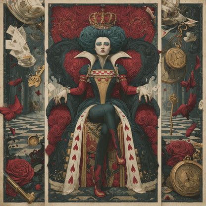 The Mad Queen’s Gallery Collection™ – Off With Their Heads Collection (Set of 4 Gothic Fantasy Art Prints)