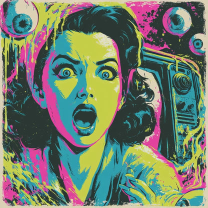 The Mad Queen’s Gallery Collection™ – Oh the Horror Collection (Set of 4 Gothic Fantasy Art Prints)